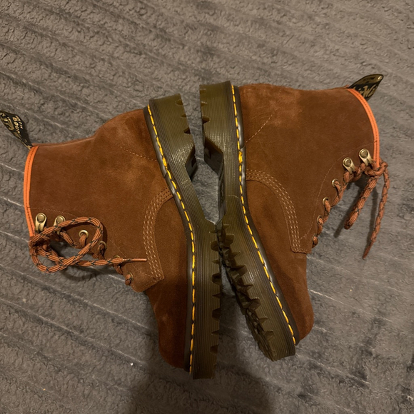 Dr. Martens Shoes - Women's Dr. Martens Brown Suede Ankle Boots UK 6